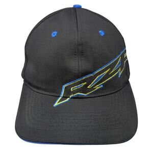 Polaris RZR Snapback Hat Black One Size Adjustable Vent Holes Outdoor